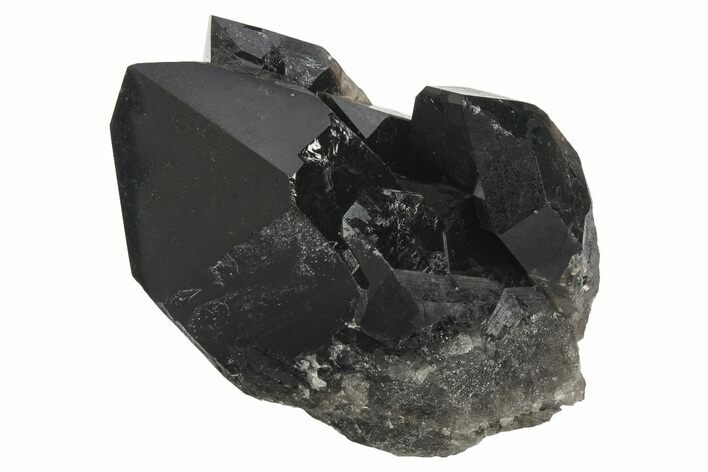 Dark Quartz Crystal Cluster - Brazil #234072